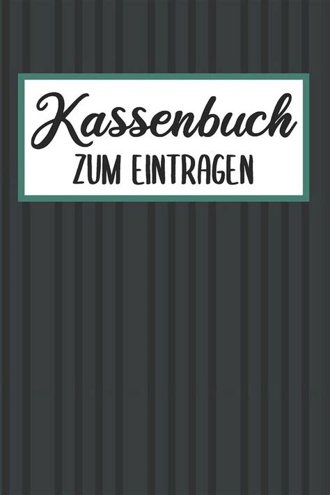 Kassenbuch Zum Eintragen Haushaltsbuch Kassenbuch A5 für Einnahmen