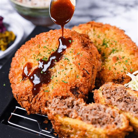 Menchi Katsu Japanese Ground Meat Cutlet Yemek Tarifi