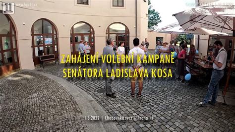 2022 08 11 Senátor L Kos zahajuje kampaň na Chodovské tvrzi Kos