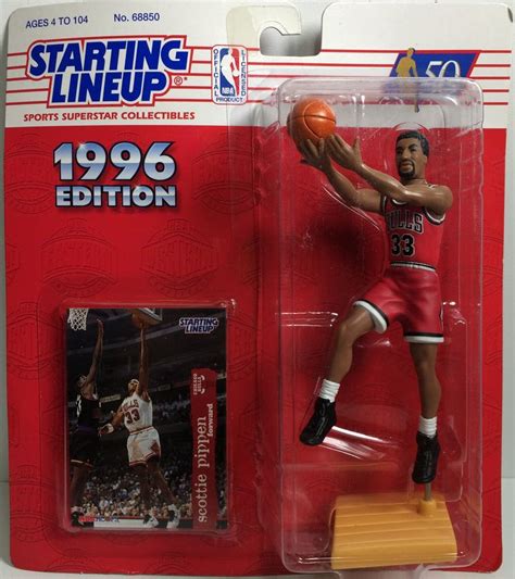 TAS031869 1996 Kenner Starting Lineup Figure Scottie Pippen 33