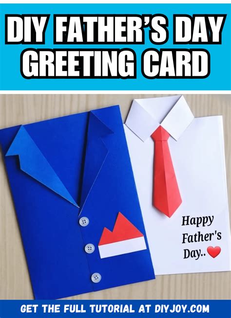 Easy DIY Father's Day Greeting Card Tutorial