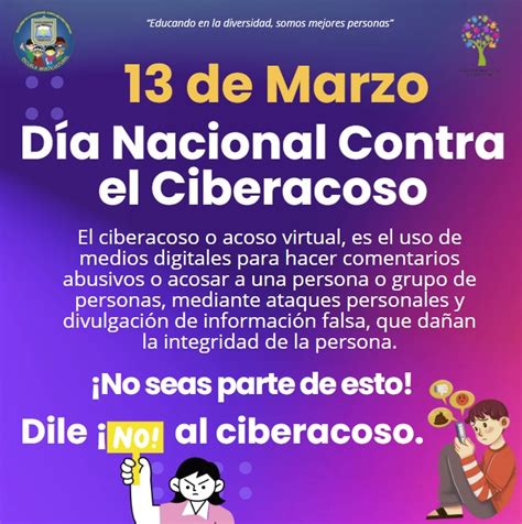 Día Nacional Contra el Ciberacoso Escuela Los Trigales