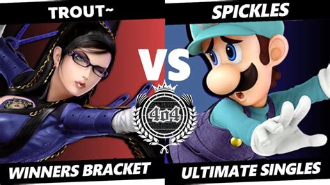 4o4 Smash Night 39 WTS Trout Bayonetta Vs ACE Spickles Luigi