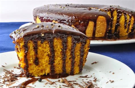 Bolo De Cenoura Chocolate Receitas F Ceis