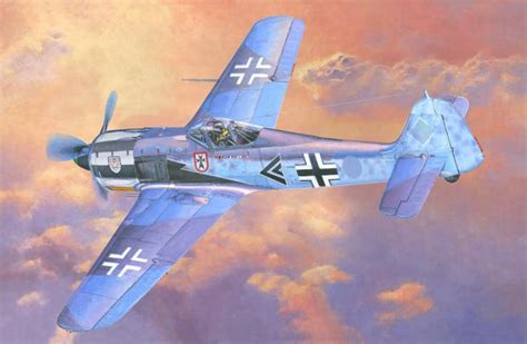 Asisbiz Art Painting Focke Wulf Fw 190A4 Stab I JG1 Fritz Losigkeit 1943 01