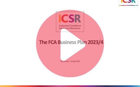 Webinar Recording Fca Business Plan 2023 24 News