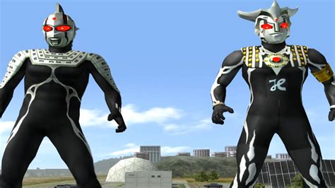 EVIL ULTRAMAN LEO EVIL ULTRASEVEN TAG TEAM ULTRAMAN FIGHTING