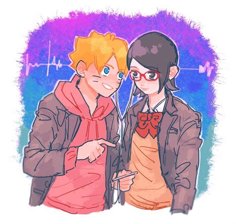 Boruto And Sarada Fan Art