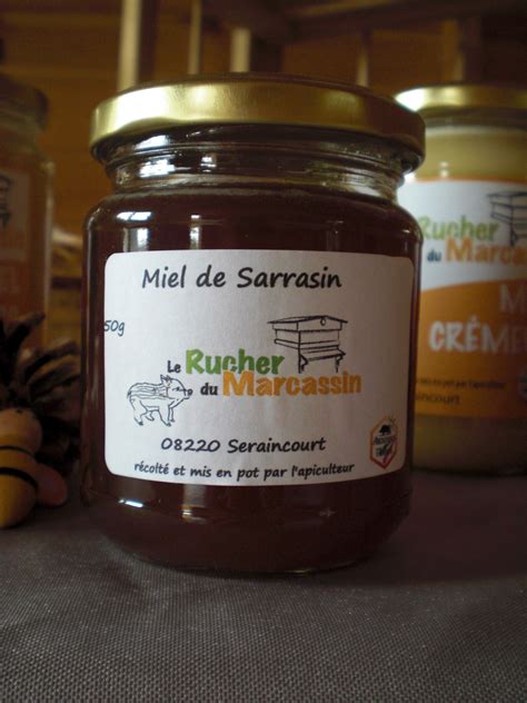 Miel De Sarrasin 2 Formats Le Rucher Du Marcassin Locavor Fr