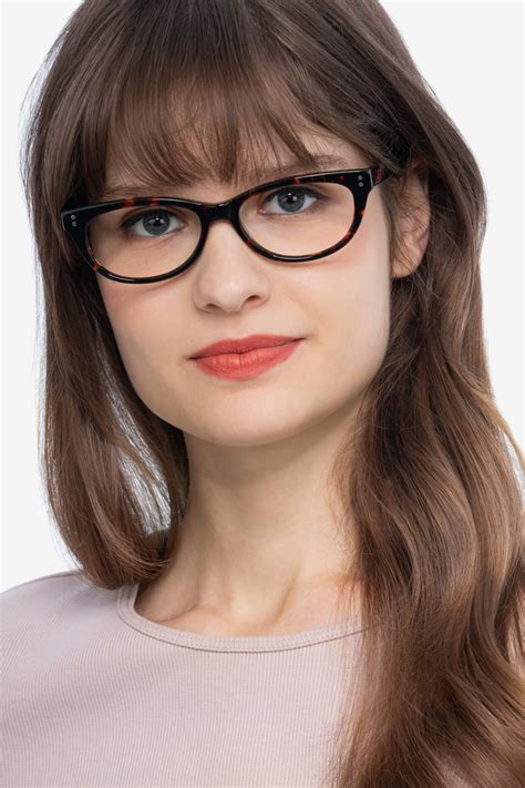 Monica Cat Eye Brown And Tortoise Glasses For Women Eyebuydirect Canada