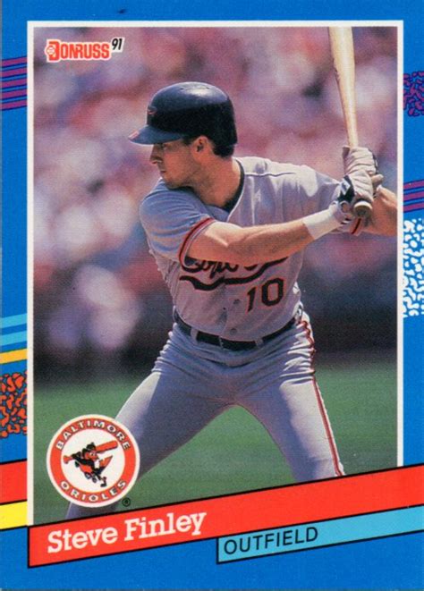 1991 Steve Finley Orioles 1 Donruss 355 B19192