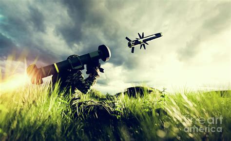 Soldier firing anti-tank missile at war #9 Photograph by Michal Bednarek - Fine Art America