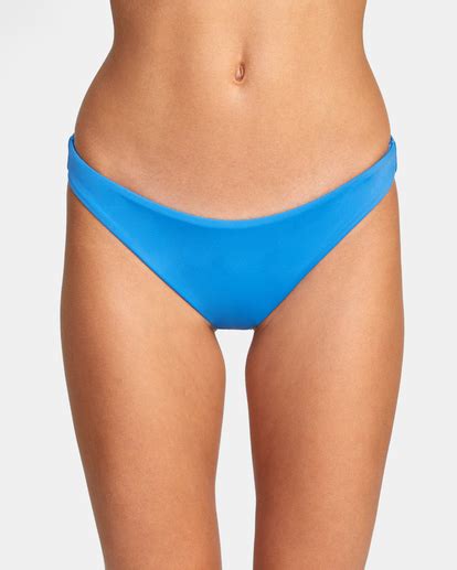 Solid Low Rise Medium Coverage Bikini Bottom Rvca