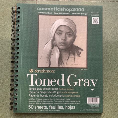 Jual Strathmore Toned Gray Sketch Paper 9x12 A4 Shopee Indonesia