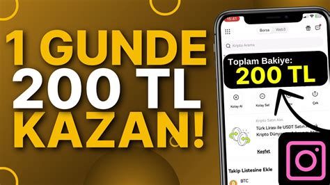 1 GÜNDE 200 TL PARA KAZANMAK ÇALIŞMADAN PARA KAZANMA İNTERNETTEN