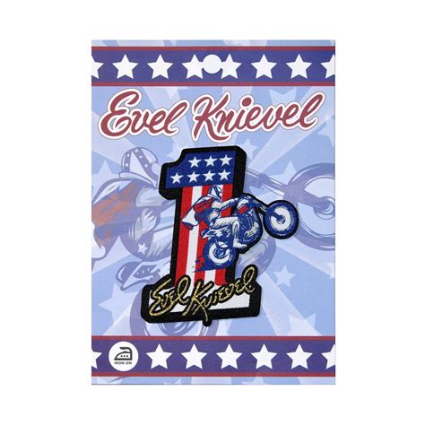 Evel Knievel Number One Patch — Evel Knievel Toys