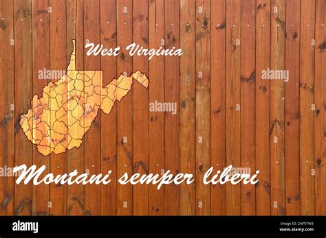 West Virginia motto Stock Photo - Alamy