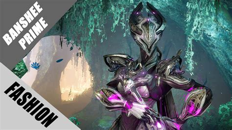 Warframe Fashion Frame Banshee Prime Mystical Knightess Youtube