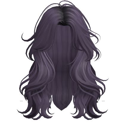 Voluminous Wavy Hair Purple Roblox Item Rolimon S