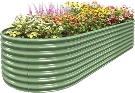 Btdvr 9ftl×4ftw×15fth Raised Garden Bed Outdoor For