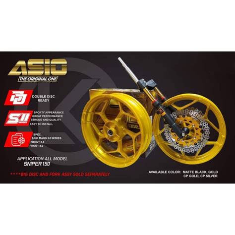 Asio Mags Sniper Dual Disc Ready Shopee Philippines