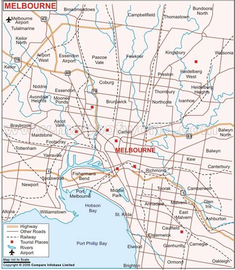 Map Of Melbourne Melbourne Map Doncaster Map Melbourne Suburbs