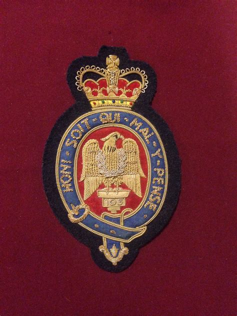 Blues And Royals Blazer Badge Masons Military Badge And Button