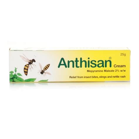 Anthisan Cream 25g | Bite & Sting Relief | Chemist Direct