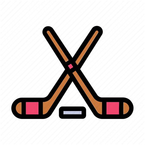 Hockey, puck, ice, stick, hockey stick, sport icon - Download on Iconfinder