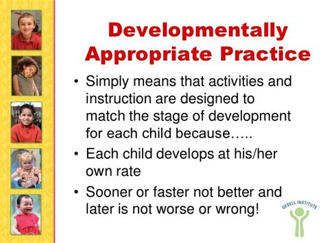 Edt Adl Kullan C N N Developmentally Appropriate Practice