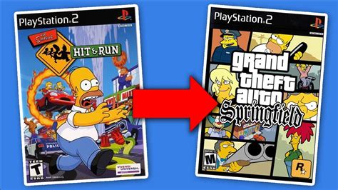 Grand Theft Auto In Simpsons Hit Run Youtube