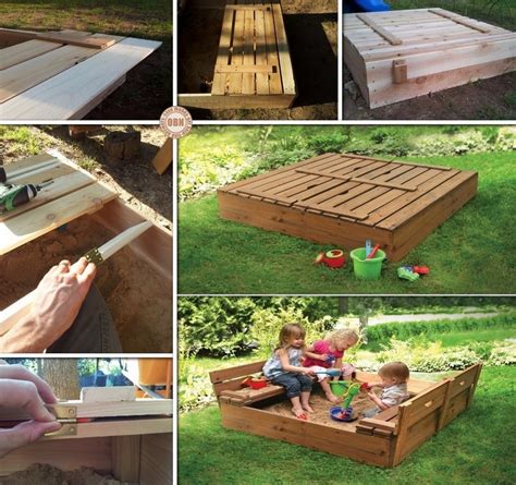 Wonderful DIY Sandbox with Cover - The Owner-Builder Network