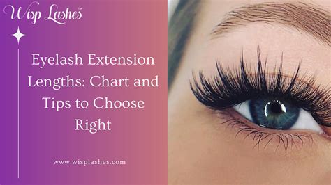 Eyelash Extension Lengths Chart And Tips To Choose Right