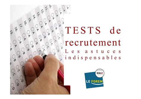 Calam O Tests De Recrutement