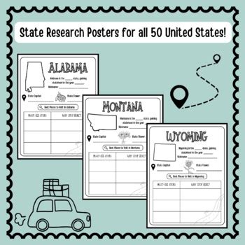 Road Trip U S A State Research Project By Cheyenne Hurston Tpt