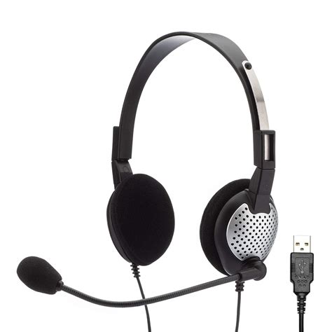 Monaural Usb Headset With Noise Cancelling Microphone Electronics