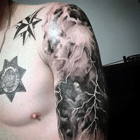 60 Lightning Tattoo Designs for Men