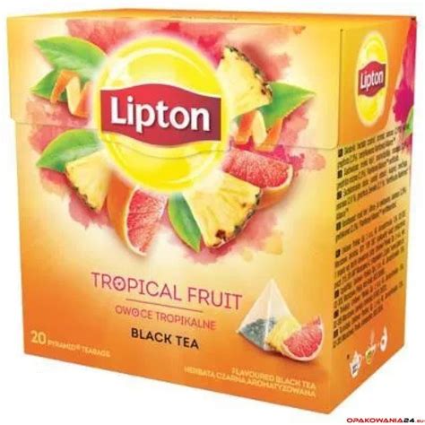 Herbata Lipton Piramid Owoce Tropikalne T Opakowania Eu