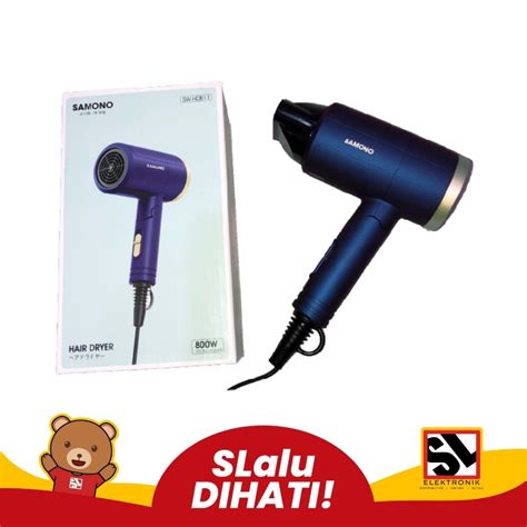 Jual SAMONO Hairdryer Pengering Rambut Multifungsi SW HDB11 Biru 2