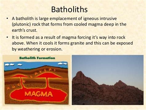 Batholith Formation