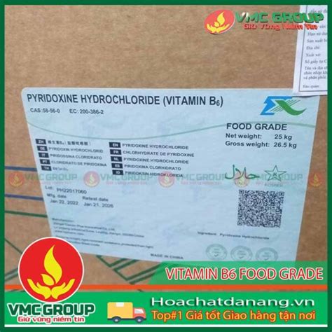 BÁn Pyridoxine Hydrochloride Vitamin B6 ThÙng 25kg Trung QuỐc