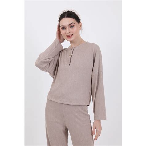 Jual Berrybenka Atasan Sweater Rajut Wanita Sofia Megan Knit Tops