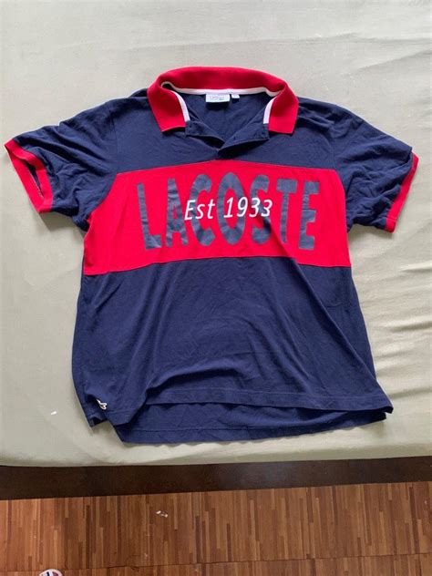 Lacoste Polo Shirt Mens Fashion Tops And Sets Tshirts And Polo Shirts On Carousell