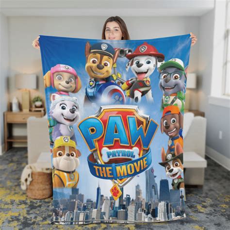 Couverture Paw Patrol Pat Patrouille Les Personnages Du Film Couvertu