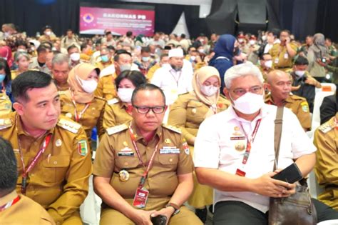 Pj Bupati Dan Kapolres Mesuji Hadiri Rakornas PB Tahun 2023 Di Jakarta