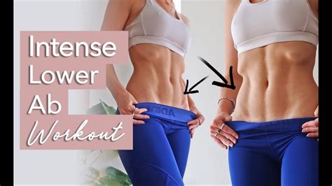 Intense Lower Ab Workout Minutes Tighten Your Abs Youtube