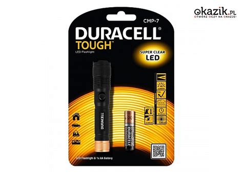 Duracell Latarka LED TOUGH CMP 7 Wodoodporna 1x AA