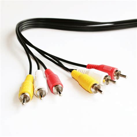 M Audio Video Kabel Fach X Cinch Stecker Composite Pc Tv Chinch