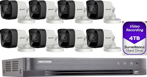 Hikvision 5MP 8CH Turbo HD Analog CCTV System 8CH DVR With 4TB HDD