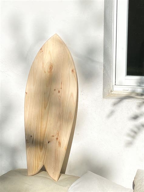 Mini planche de surf en bois pour les enfants Fabrication Française